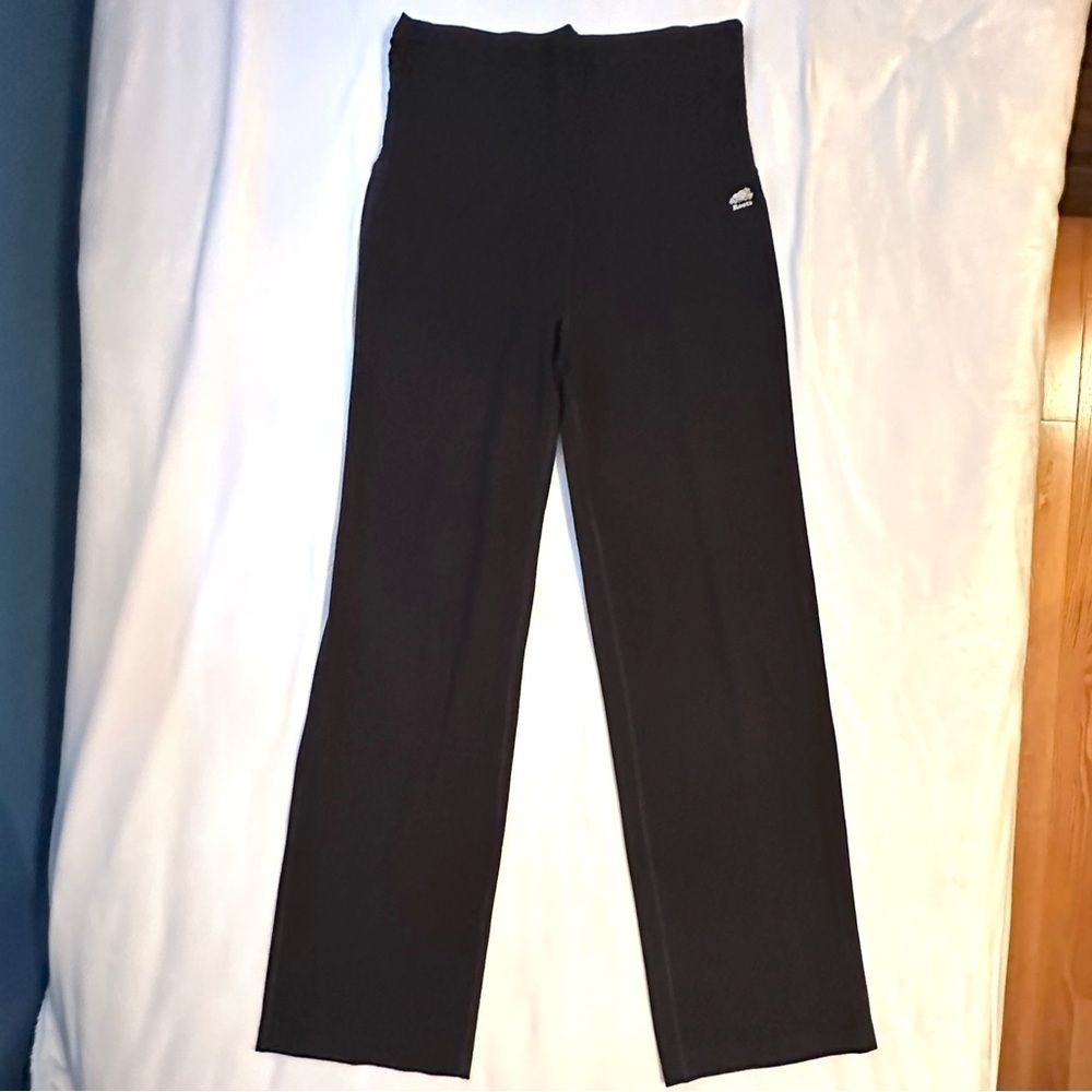 Roots High Waist Lounge Yoga Pant S black straight leg activewear stretch Canada